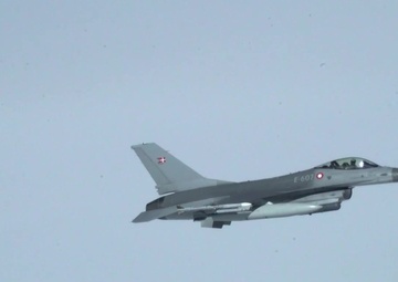 Allied Sky Mission-Royal Danish Air Force F-16s