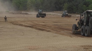 21st Theater Sustainment Command's top general surveys engineering projects in Poland