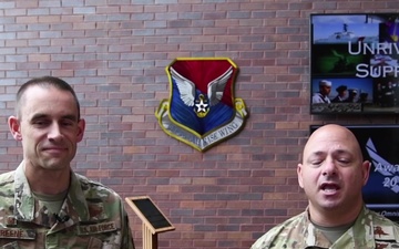 Col. Greene and CCMSgt Colon Welcome PSA