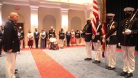 38th Commandant of the Marine Corps adds 55th Streamer to Marine Corps Battle Color
