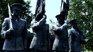 Honor Guard practice at the Air Force Memorial