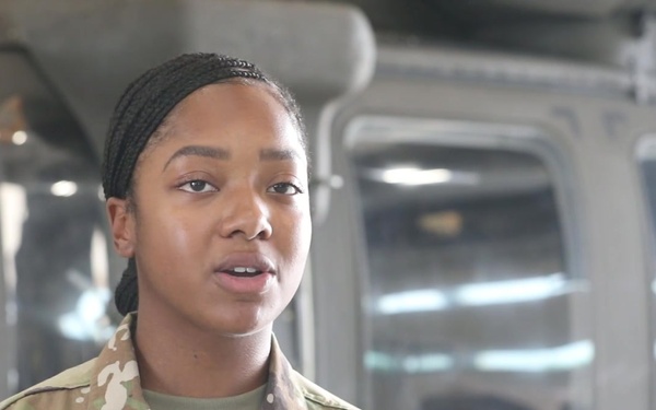 Delaware National Guard member, Pfc. Shaneria Robinson makes DNG history - A-Roll