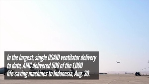 USAID, AMC deliver ventilators to Indonesia