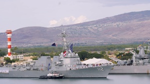 Warbirds perform flyover during VJ Day celebration at Joint Base Pearl Harbor