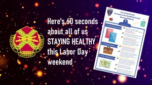 Labor Day Garrison COVID & Safety Message
