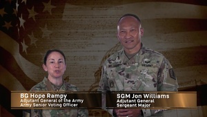 2020 Army Voting PSA