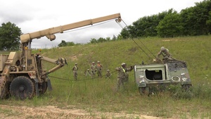 377th SMC complete vehicle recovery operations at Fort McCoy, WI