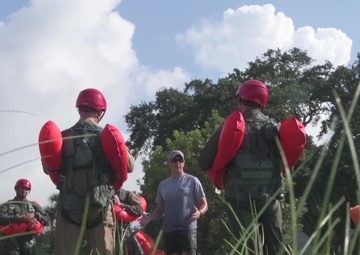 Air Commandos conduct parachuting, water survival training