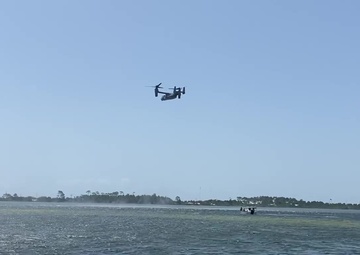 SERE specialists connect with Ospreys, conduct rescue hoist operations