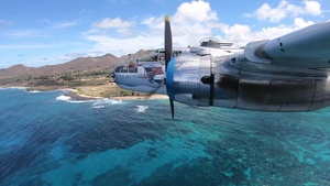 B-Roll: Warbirds fly above Hawaii during 75th Anniversary of the End of WWII