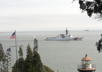 Alameda, California-based Coast Guard cutter departs for Western Pacific patrol