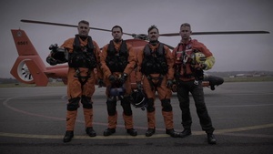 Air Station Humboldt Bay air crew rescues fire fighters during California Middle Fire