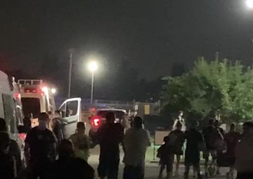 California National Guard evacuates over 200 from the Creek fire