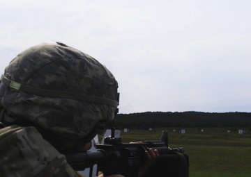 2020 U.S. Army Reserve Best Warrior M4 and M17 Qualification B-Roll