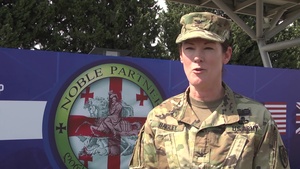 Noble Partner 20 Opening Ceremony Interviews. Col. Bagley