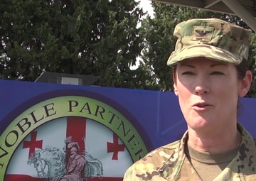 Noble Partner 20 Opening Ceremony Interviews. Col. Bagley
