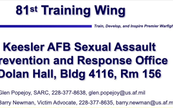 SAPR-SVC Victim Service Brief