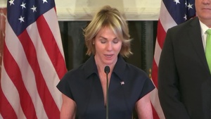 Secretary Pompeo and Cabinet Members Make a Podium Announcement