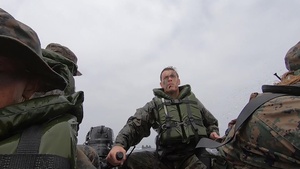 USS San Diego Marines, Sailors conduct small boat raid