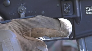 Marksmanship training at Cao Malnisio Range (Interview)