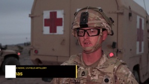Combat medics work to maintain 1st ID's fighting force during first ever division NTC rotation.