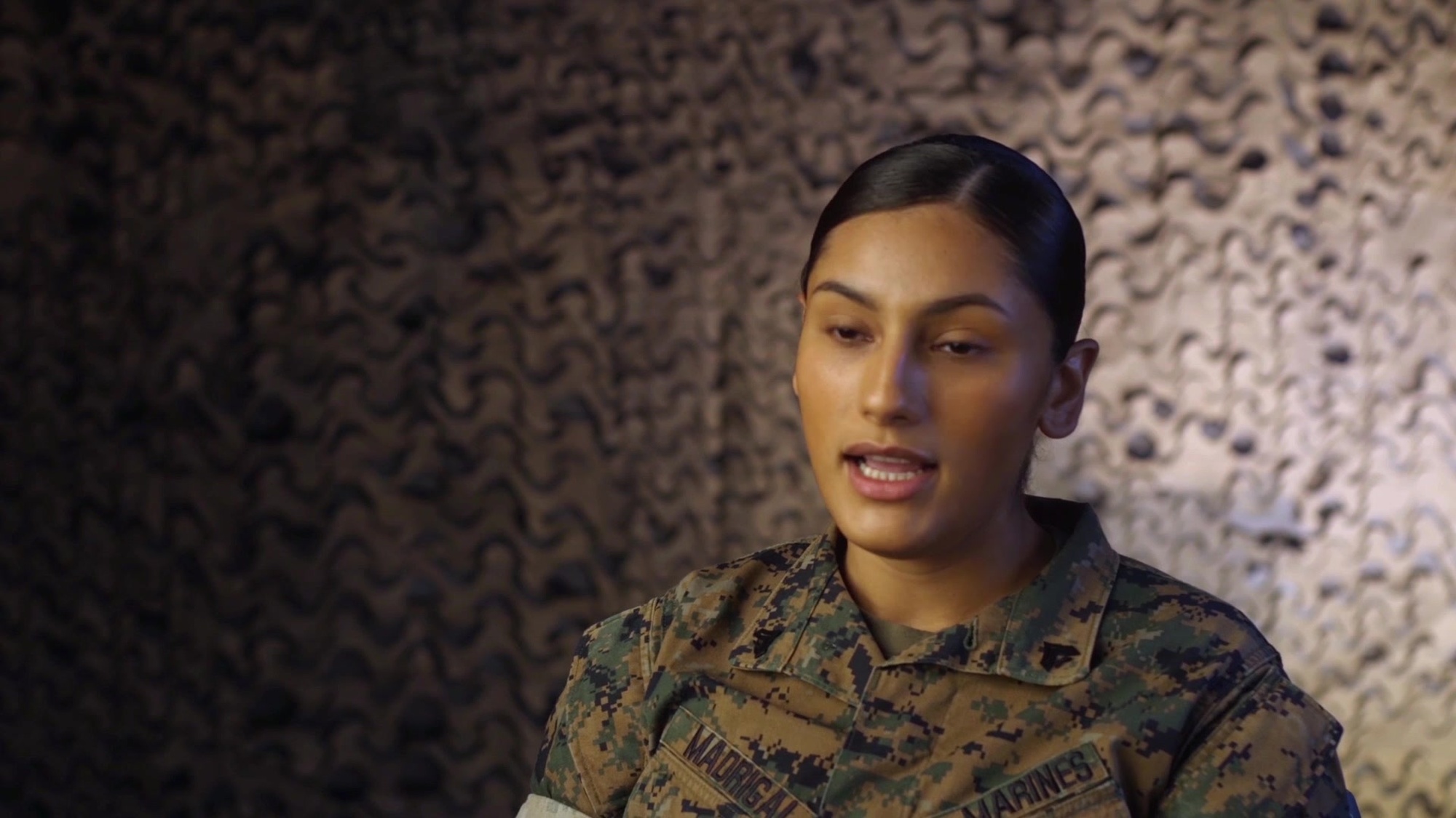 Cpl. Ana Madrigal talks about the Marine Corps&#39; latest recruiting commercial, Battle to Belong.