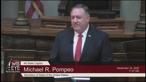 Secretary of State Michael R. Pompeo to Deliver Remarks at the Wisconsin State Capitol in Madison, Wisconsin.