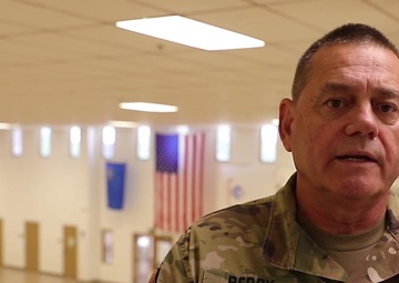 1st Sgt. Scott Berry Discusses the New Driver Training Being Implemented in the Nevada Army National Guard