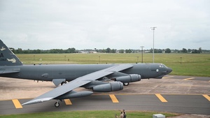 B-52s takeoff during exercise