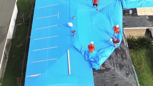 Hurricane Laura: 5,000th Blue Roof Installed