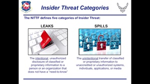 OPSEC, ITA and ITP Training
