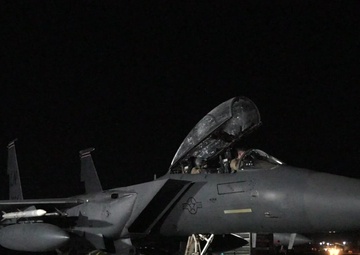 F-15 Night Launch B-Roll