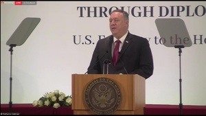 Secretary Pompeo speech on “Moral Witness and Religious Freedom”