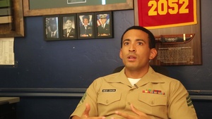Sargeant Reid-Dixon talks about his family's military lineage