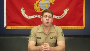 Staff Sgt Ward talks about Marine Corps Educational Opportunities