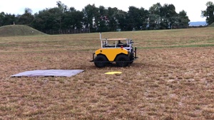 UAV landing on an UGV