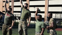 Marines start day with intense HITT Competition