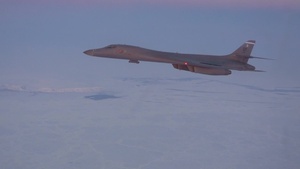 345th Expeditionary Bomb Squadron Sept. 25th mission b-roll