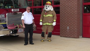 Stop, Drop and Roll with Sparky