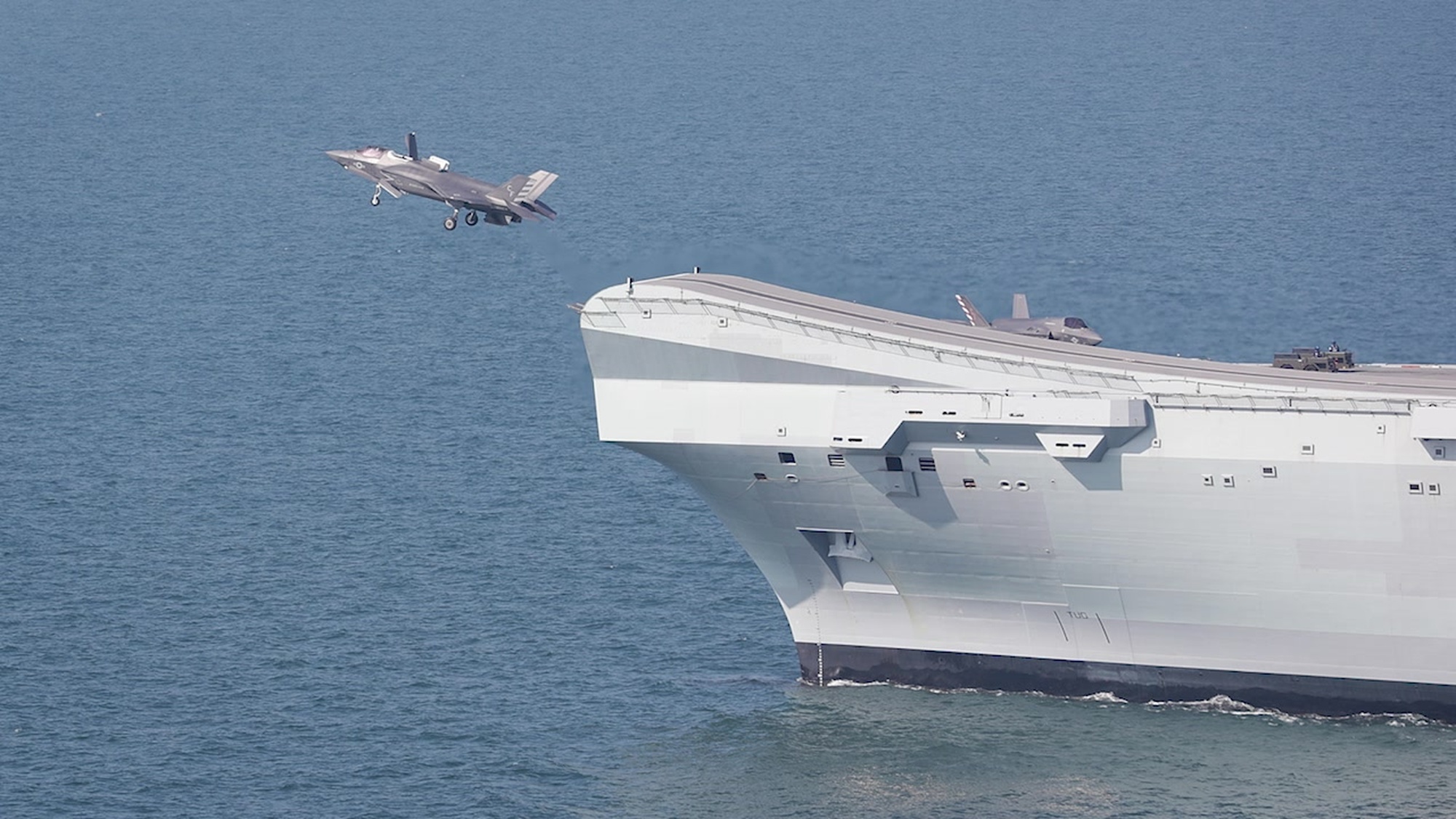 Video package of F-35 deck operations aboard HMS Queen Elizabeth at sea on 25 September, 2020. (Royal Navy Video by LPhot Johnson)