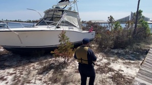 B-ROLL: Coast Guard marine environmental response teams conduct post Hurricane Sally assessment