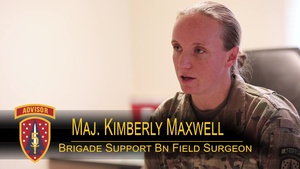 Maj. Kim Maxwell discusses serving as a physician at 5th SFAB