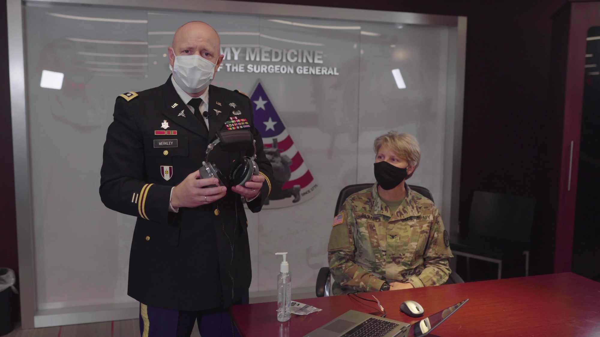 ARMY AUDIOLOGIST, LTC JOHN MERKLEY, SPEAKS ABOUT THE TECHNOLOGY TO CONTINUE ARMY HEARING DURING OUR COVID TIMES