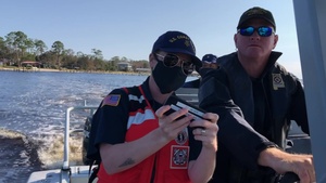 Coast Guard marine environmental response teams conduct post Hurricane Sally assessment