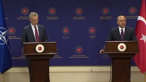 NATO Secretary General and Turkish Minister of Foreign Affairs hold joint press conference (Q&A session)