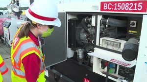 Hurricane Laura: Quality Assurance reps keep generators running