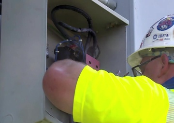Hurricane Laura: Cameron generator install