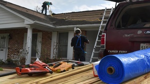Hurricane Laura: ROE first step in Blue Roof program