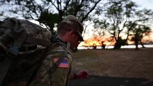 Army BWC, USARPAC NCO, Ruck march B-roll