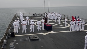 USS Cole - Underway Wreath Laying Ceremony - 20th Anniversary